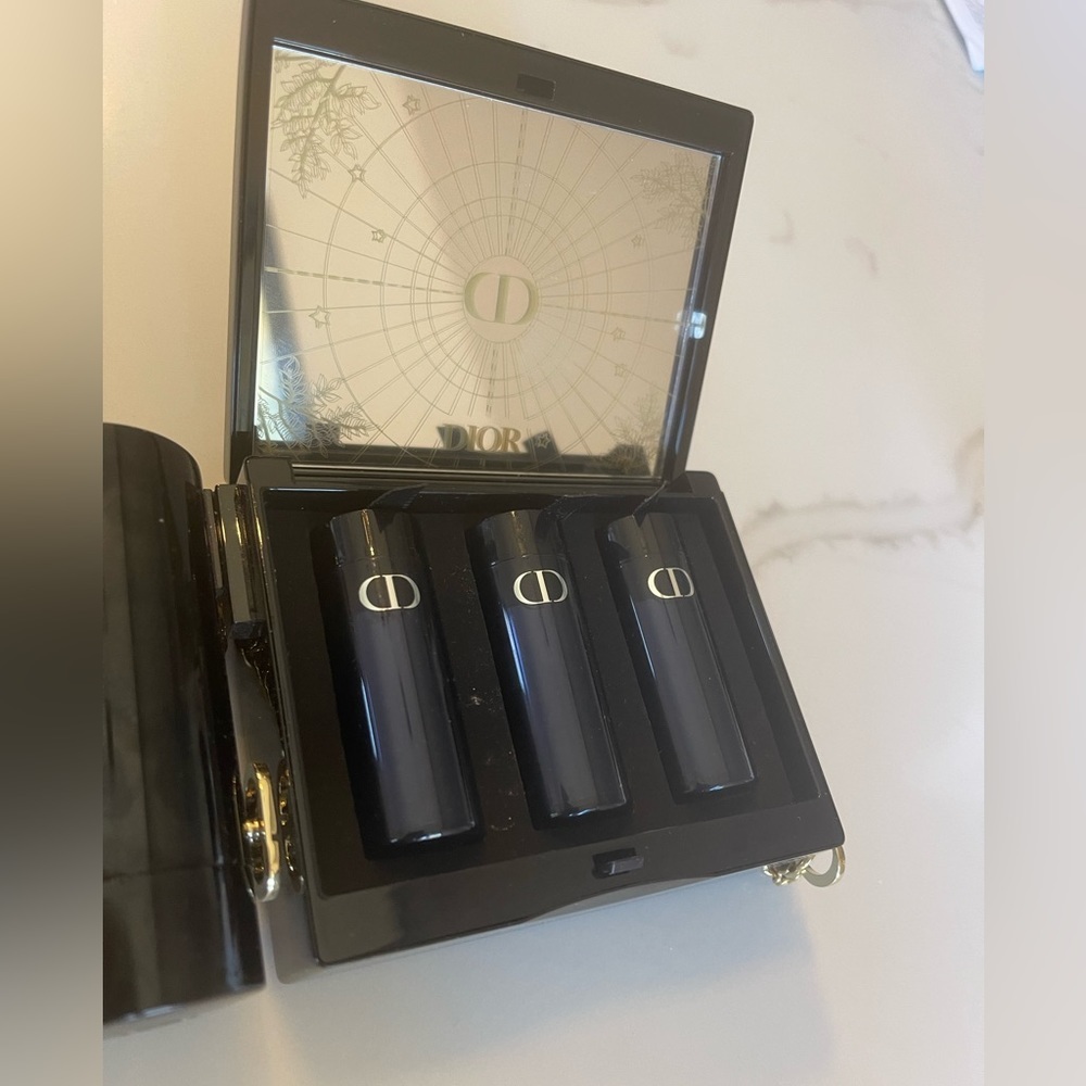 Dior Minaudière Limited Edition 2022 Holiday Case & Lipstick Set NEW - Picture 5 of 14